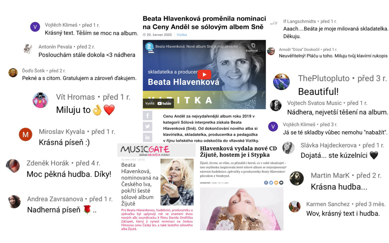 Klip BEATY HLAVENKOVÉ a DAVIDA STYPKY in memoriam - část druhá