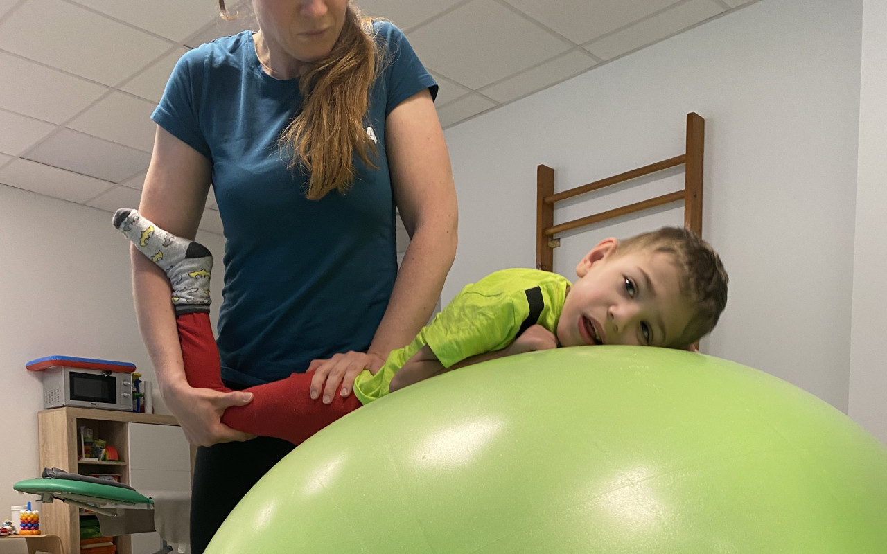 Neurorehabilitační cvičení pro Sebíčka