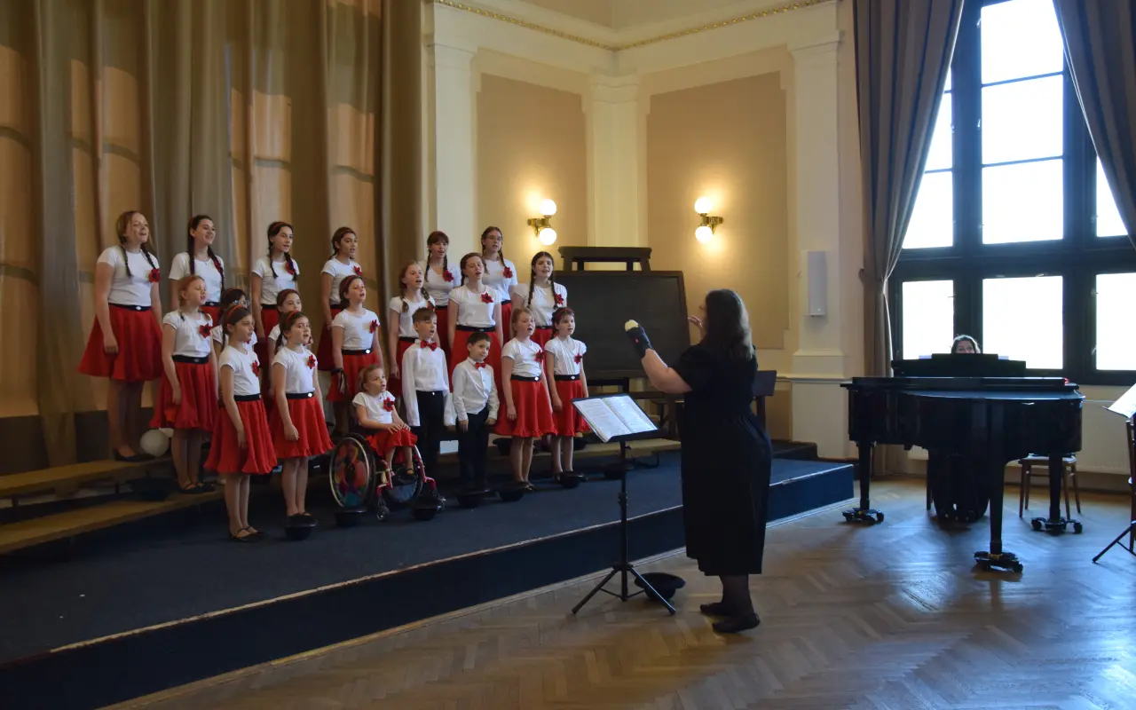 Dětský sbor Chorea pueri ustensis na festivalu v Bratislavě