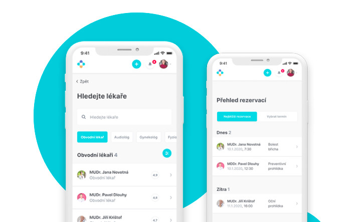 MojeČekárna.cz – nástroj pro správu rezervací, chodu čekárny a prevencí mezi lékařem a pacientem