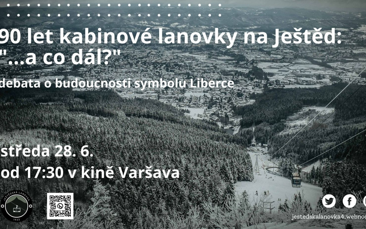 Zachraňme ještědskou lanovku: sbírka na plakátovací kampaň v Liberci