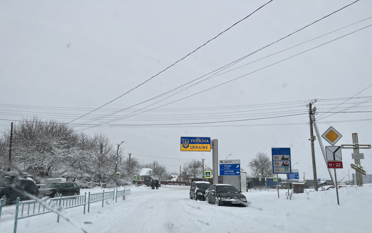 Podpora pro bojovníky na ukrajinské frontě poblíž Bachmutu