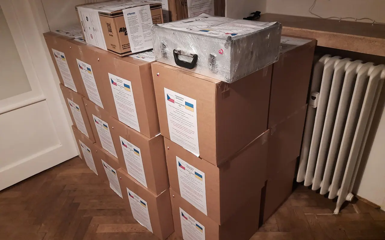 Humanitární sbírka pro civilisty na Ukrajině
