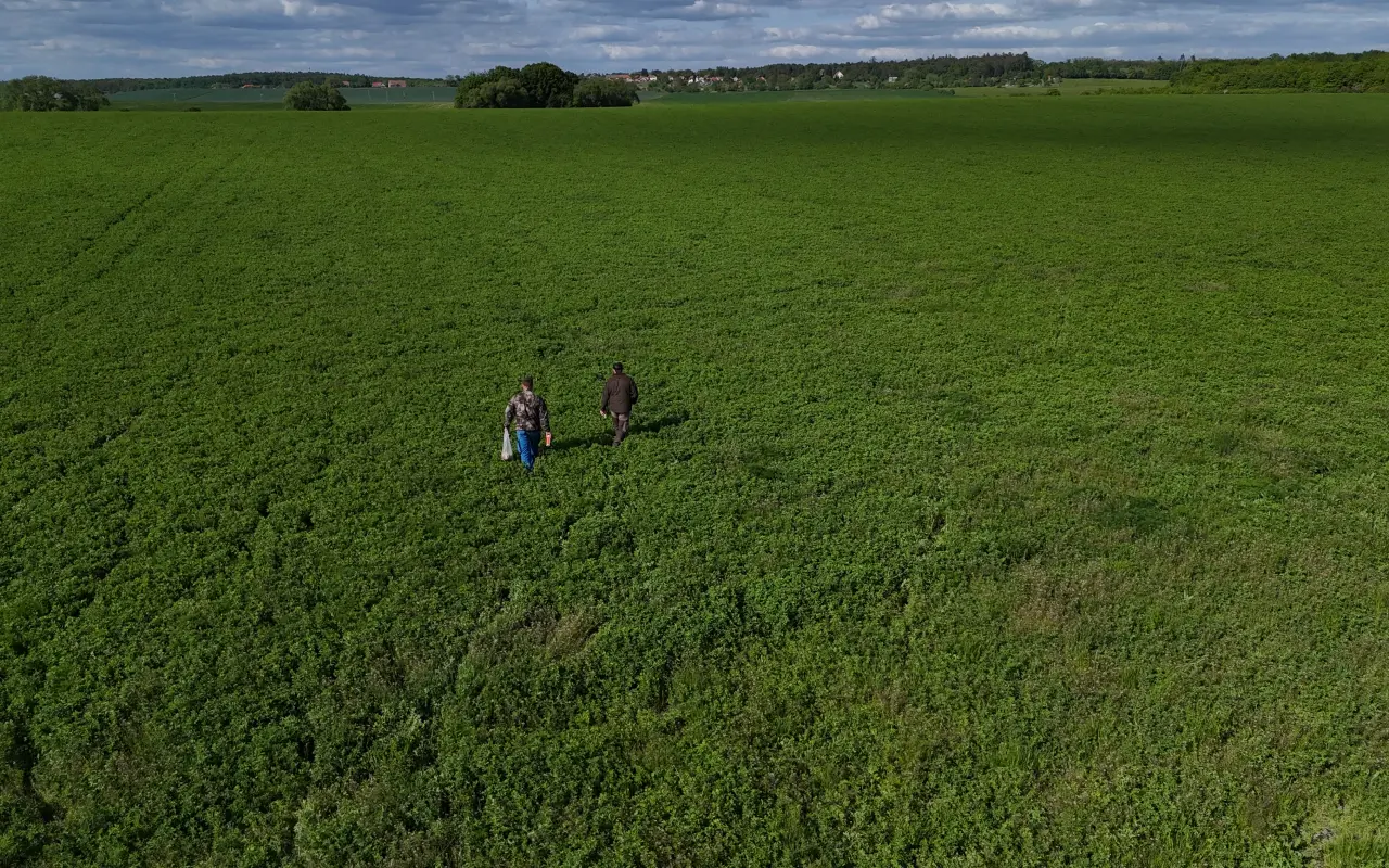 Dron na záchranu srnčat