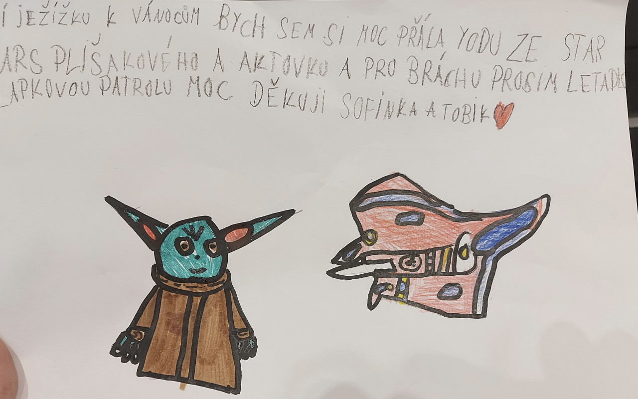 Splnili jste vánoční přání pro děti z neúplných rodin