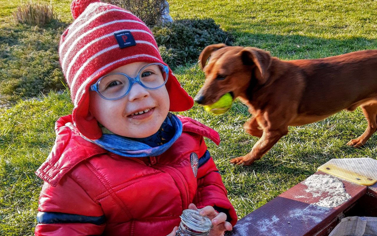 Terapie pro Tobiáška, aby lépe viděl a vnímal okolní svět