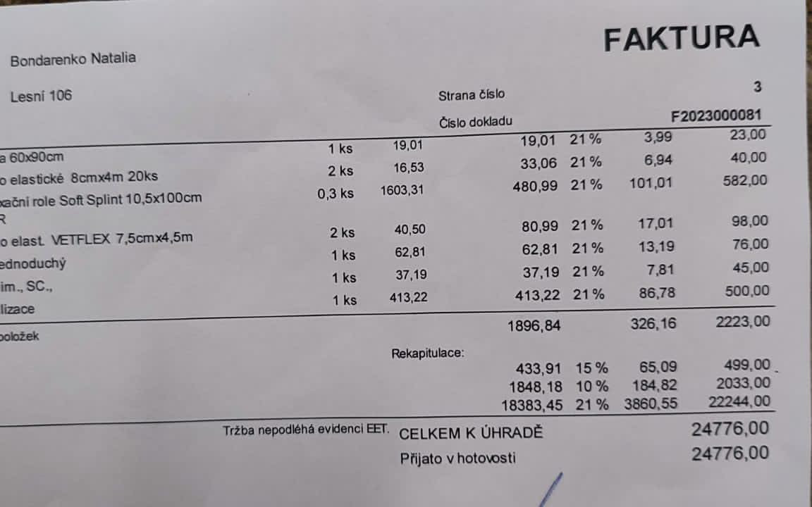Složili jste se na operaci pro Ričika