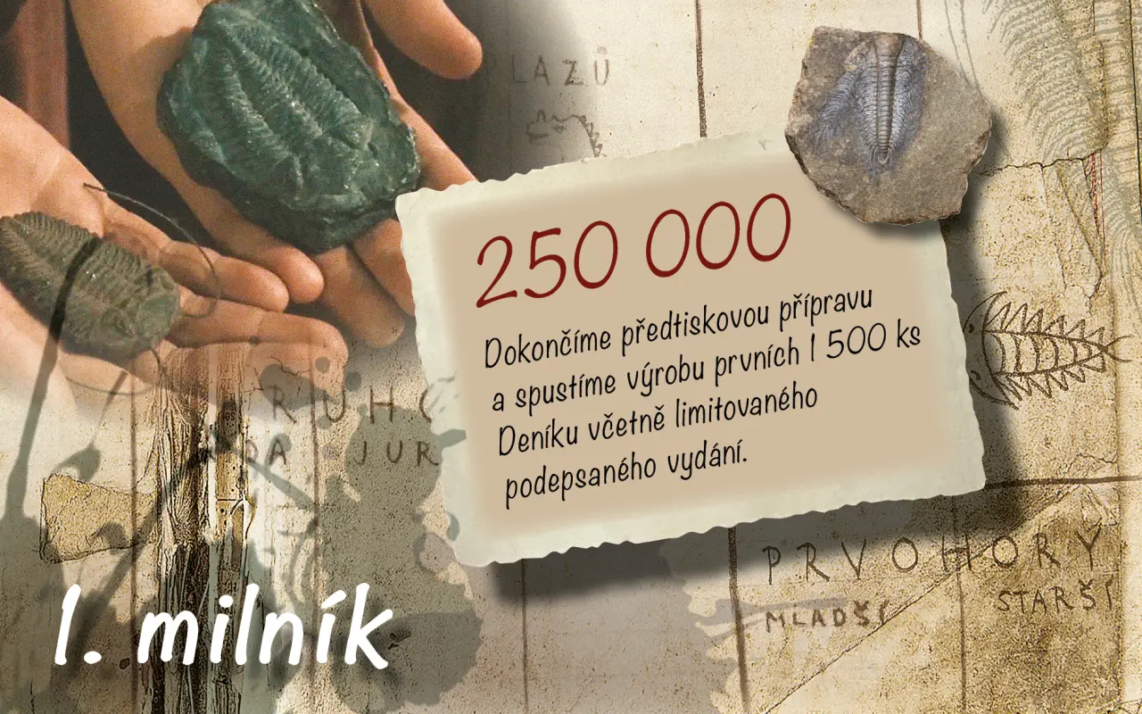 Pomohli jste vydat Deník cesty do pravěku
