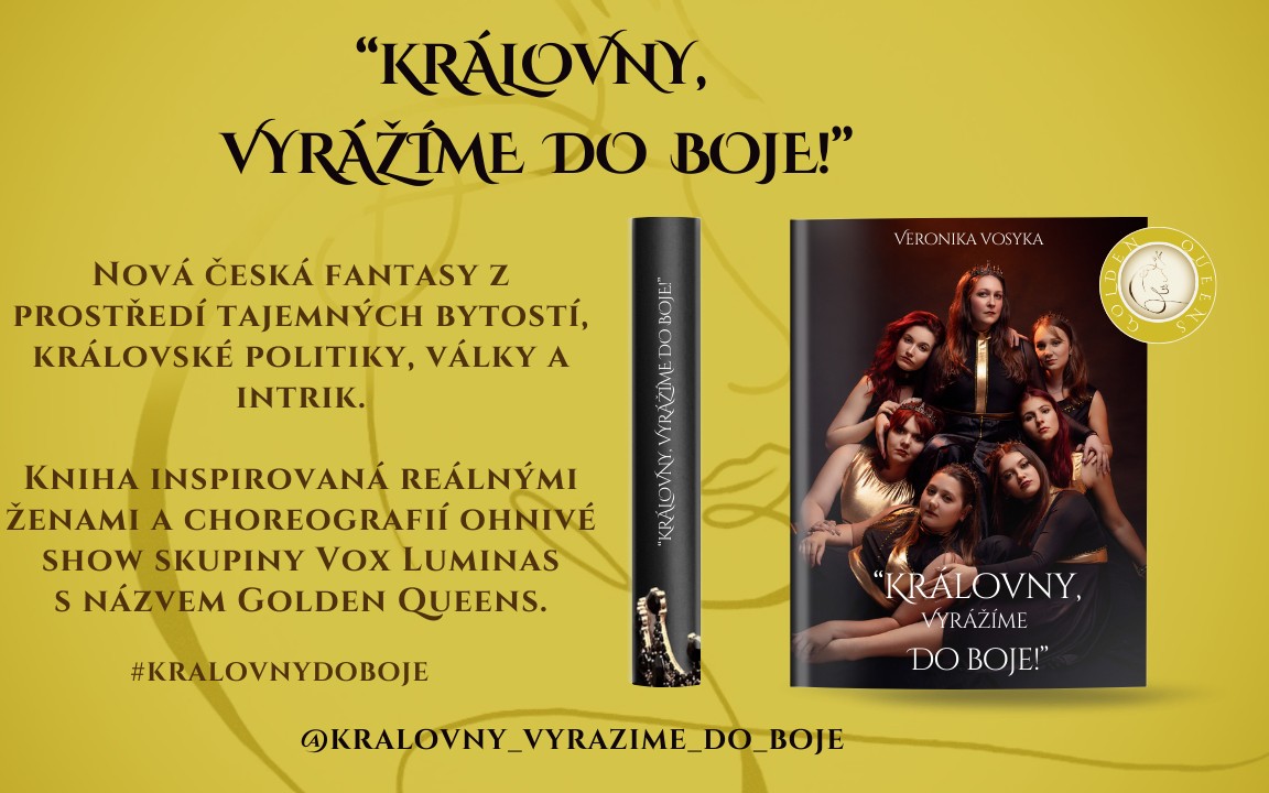 "Královny, vyrážíme do boje!" - podpořte knížku, která se vejde do kabelky!