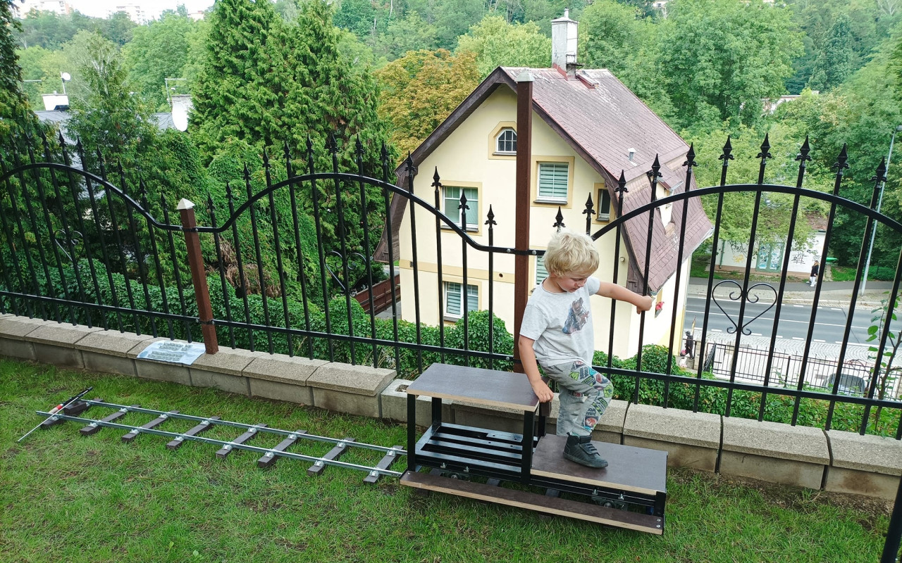 Založení parkové železnice v Karlových Varech