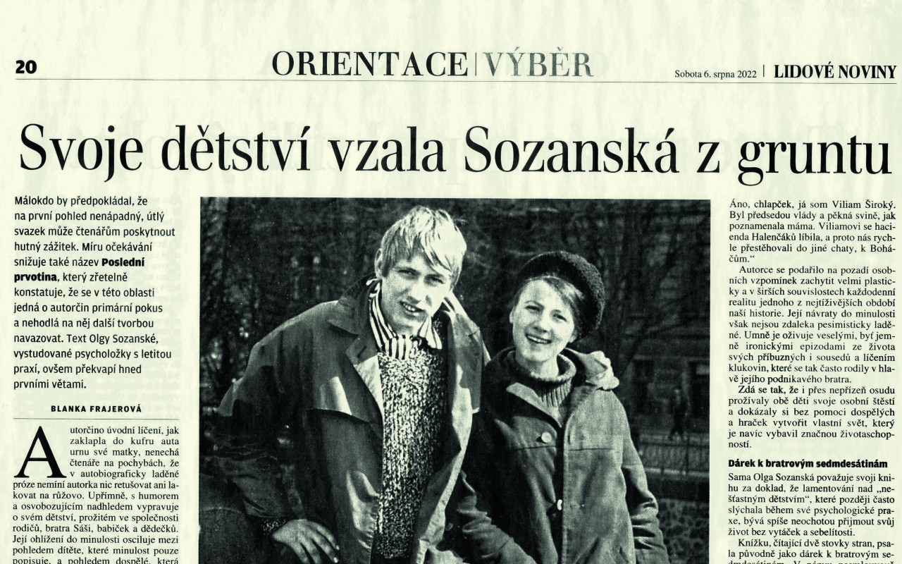 My Last First Book / Olga Sozanská