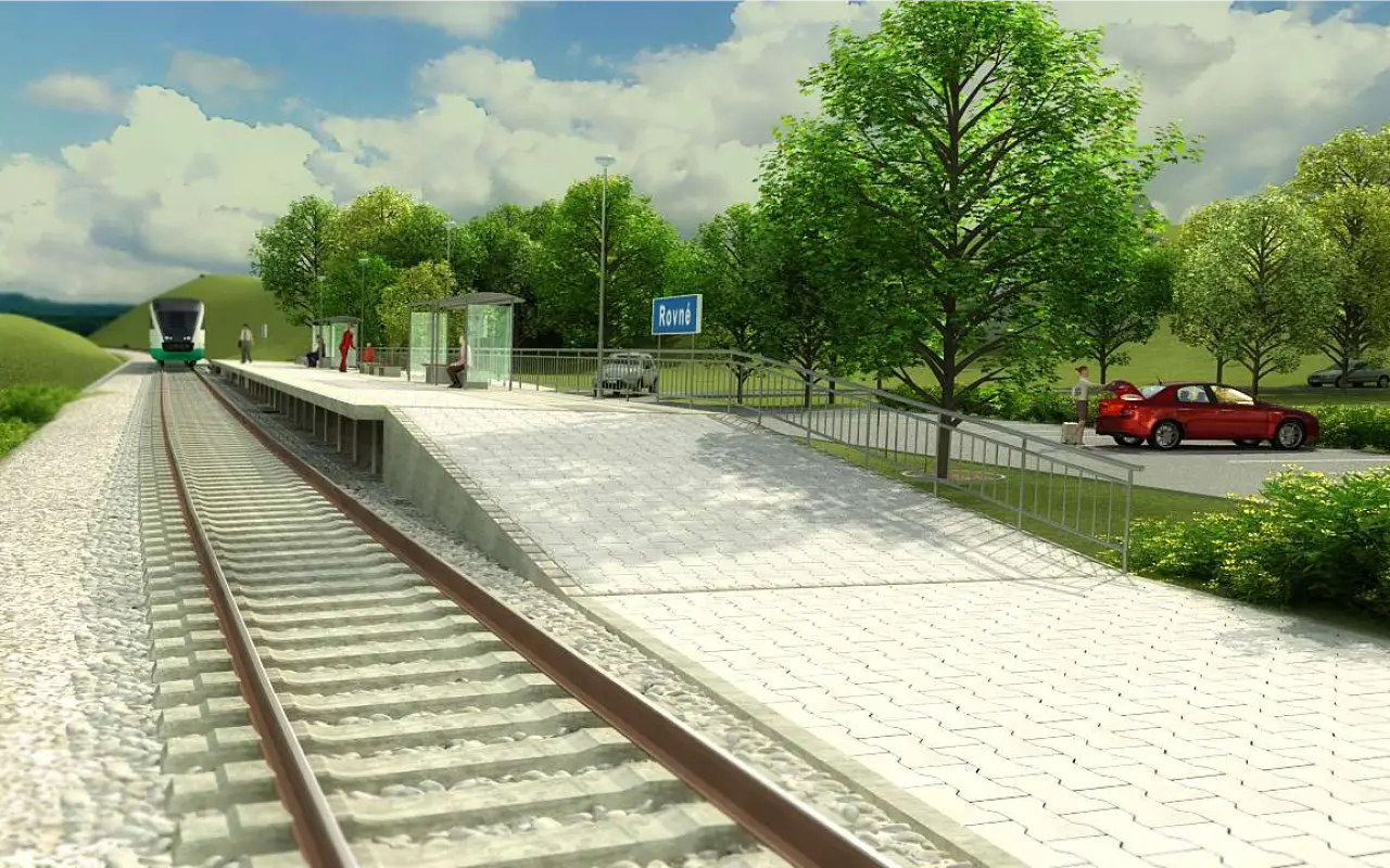 Podpora pro Záměr projektu na železniční spojení v úseku Broumov - st. hr. CZ/PL
