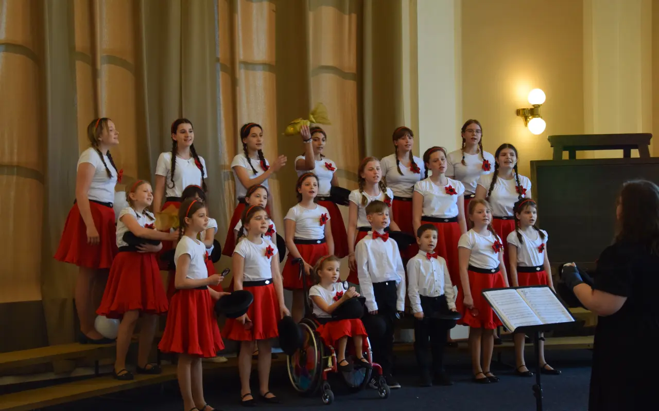 Dětský sbor Chorea pueri ustensis na festivalu v Bratislavě