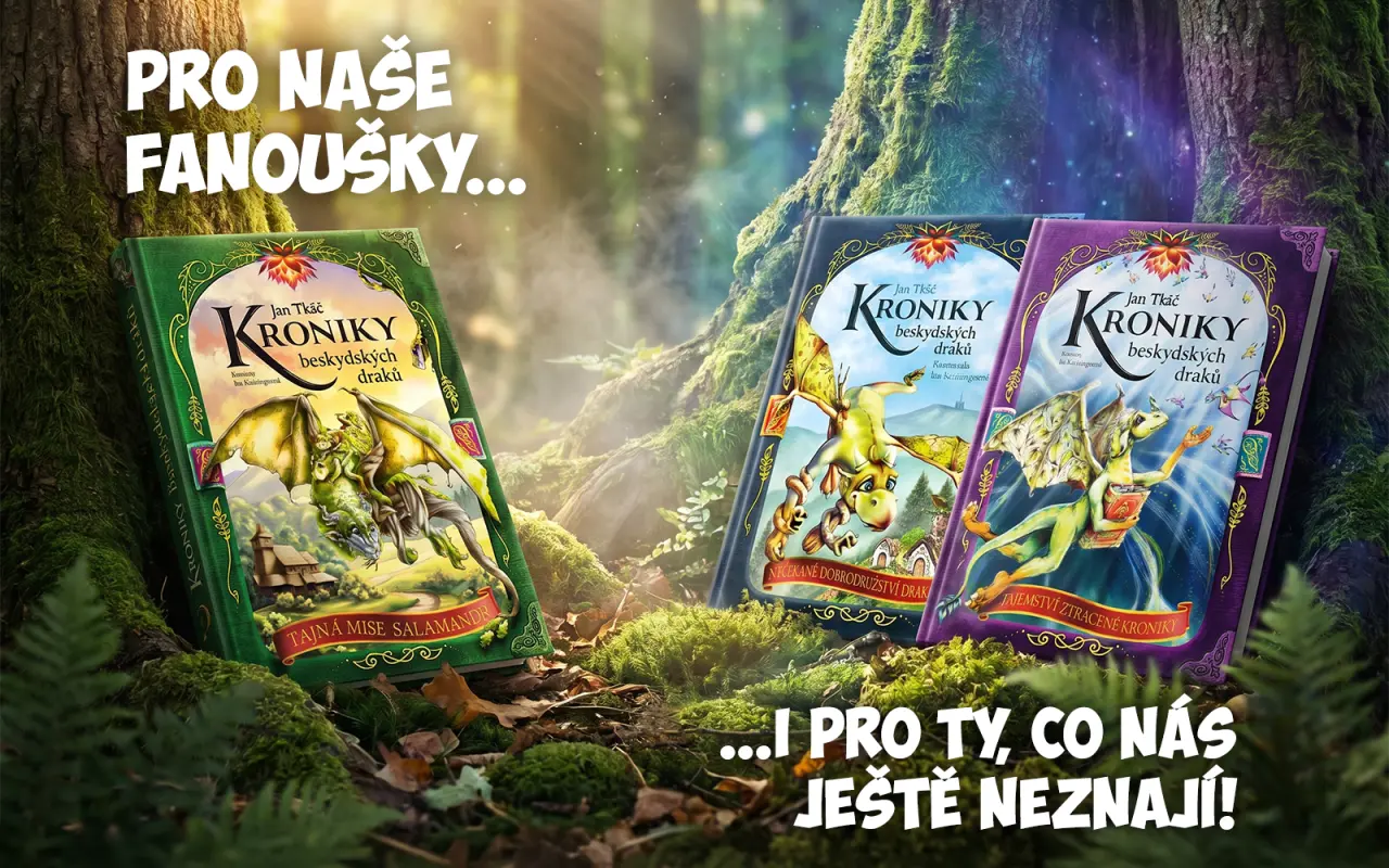 Podpořili jste Kroniky beskydských draků – Tajná mise Salamandr