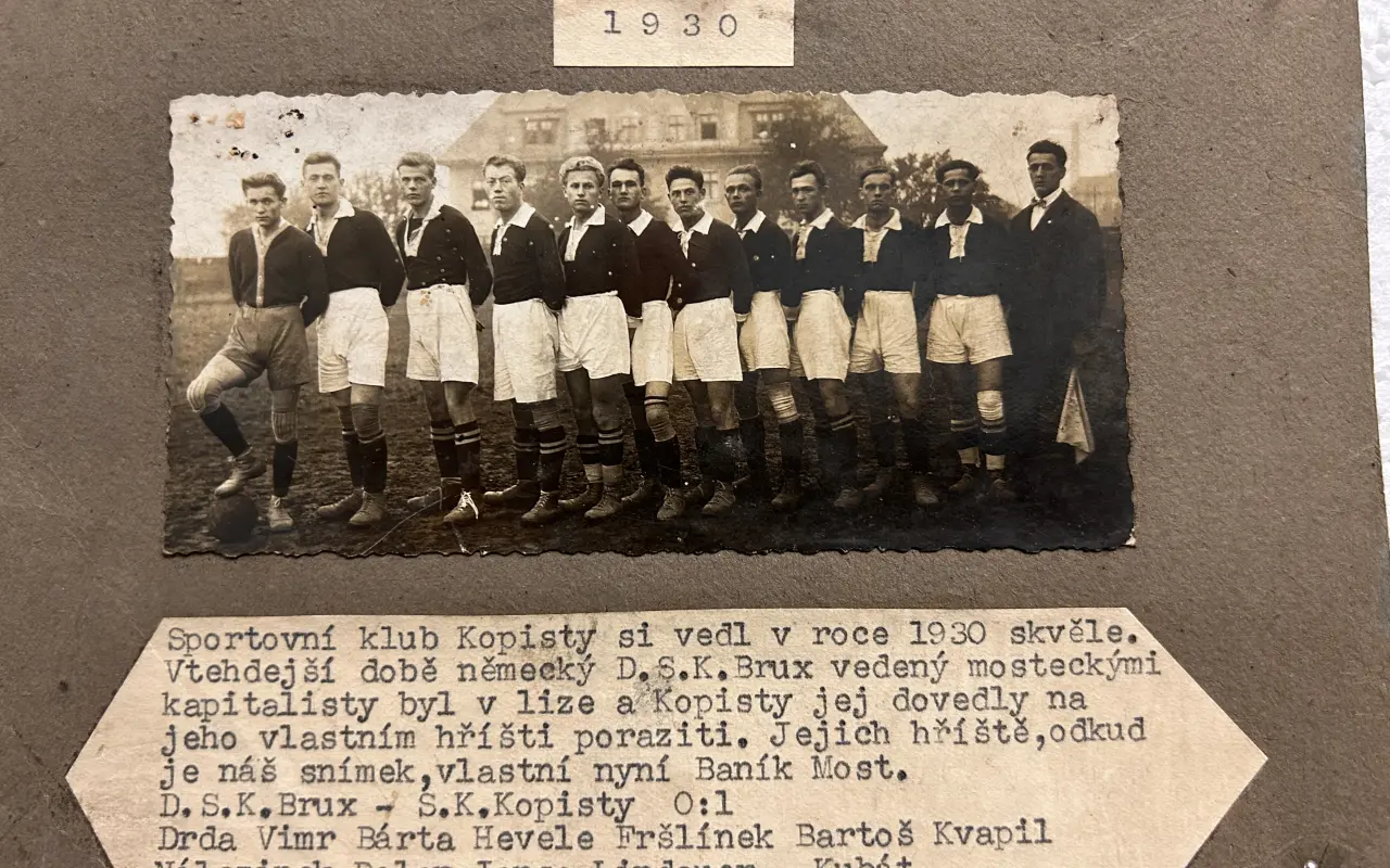 Pomoc fotbalovému klubu se 106 letou historií