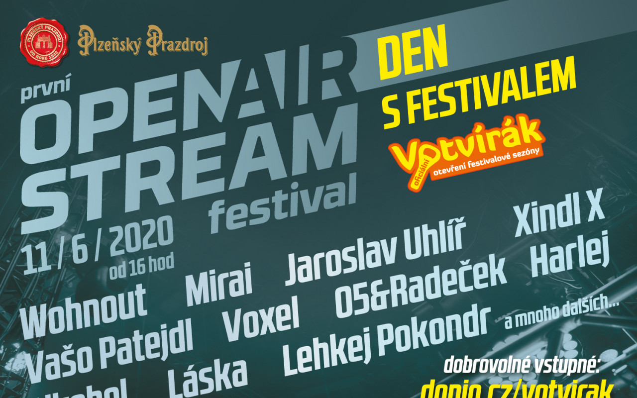 Festival Votvírák online a pro dobrou věc