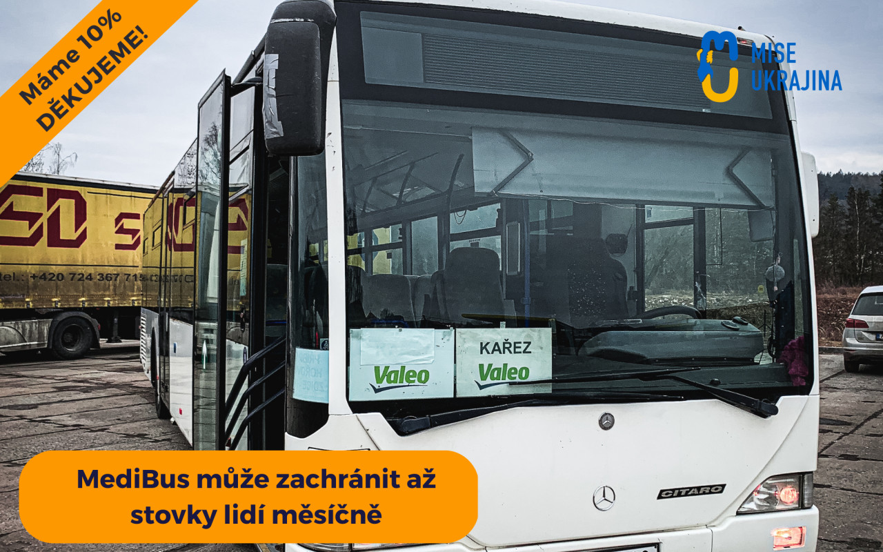 Přestavba autobusu na mobilní nemocnici - MediBus