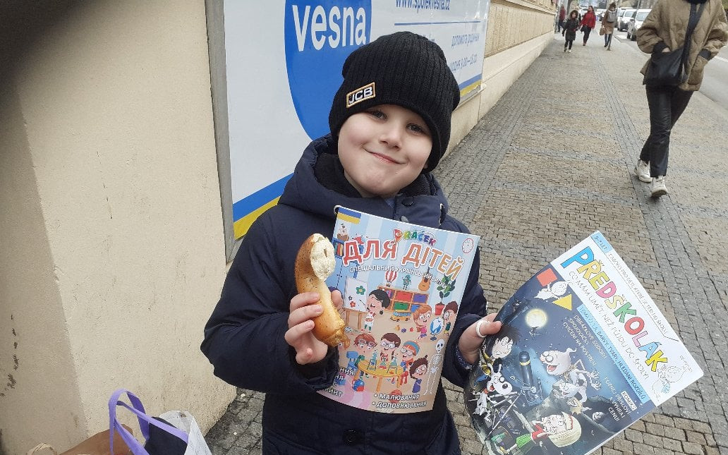 Časopis Dráček pro ukrajinské děti