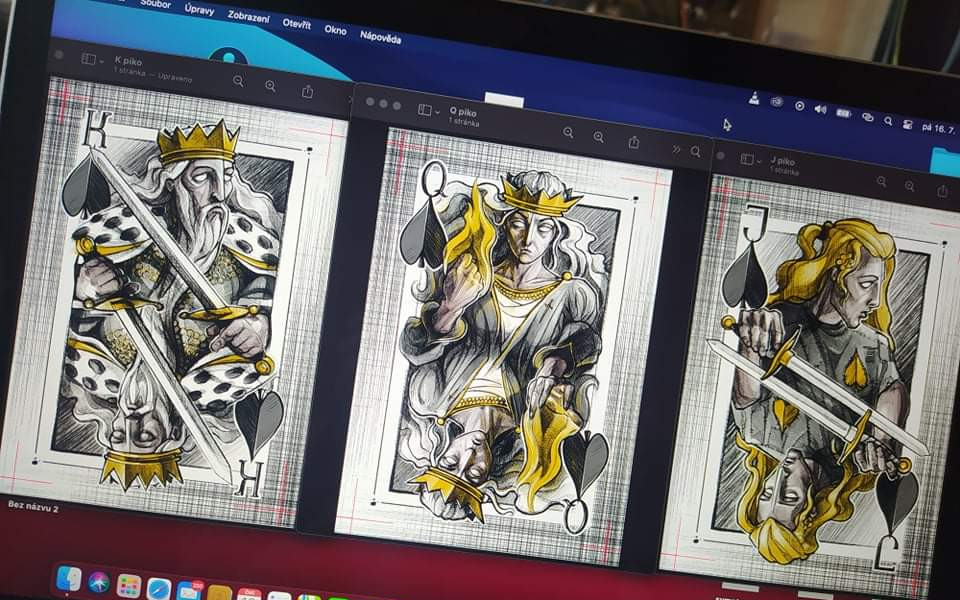 Character deck - karty vytvořené pro pomoc psychiatrickému oddělení ÚVN