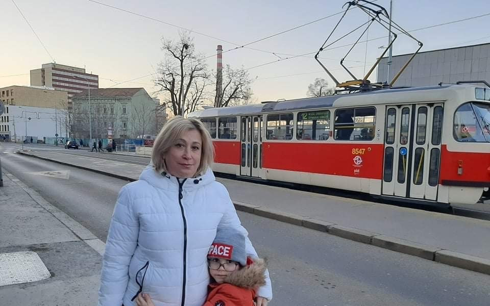Nový začátek pro Oksanu se synem, kteří uprchli z Ukrajiny