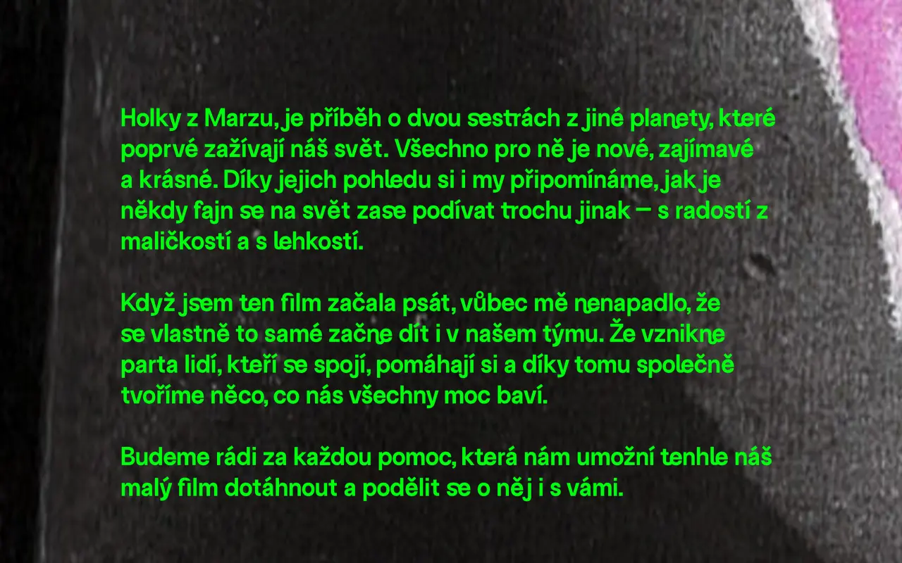 Podpoř film Holky z Marzu, ať můžeme dát filmu to co si zaslouží!