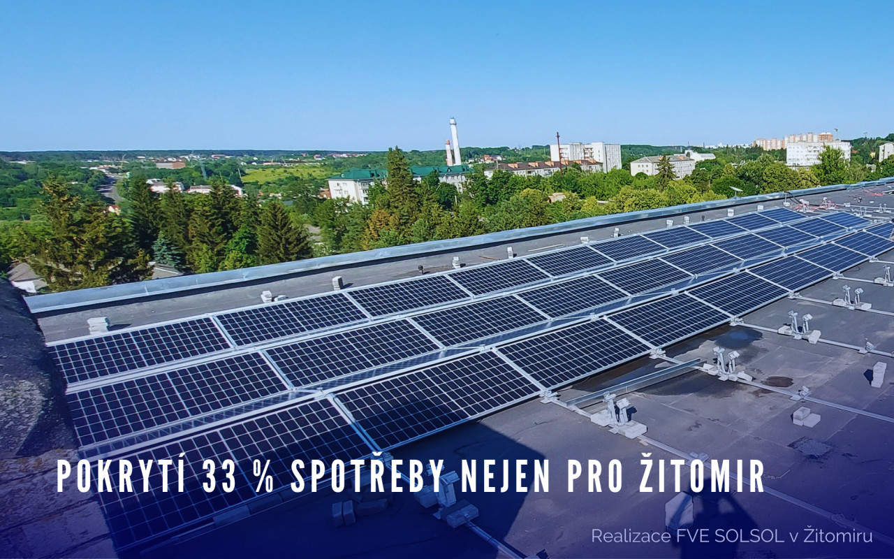Fotovoltaika pro dětskou nemocnici na Ukrajině