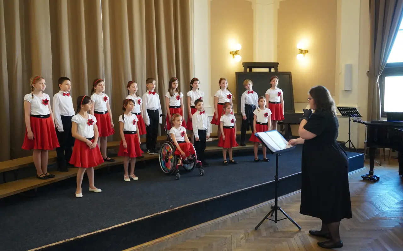 Dětský sbor Chorea pueri ustensis na festivalu v Bratislavě
