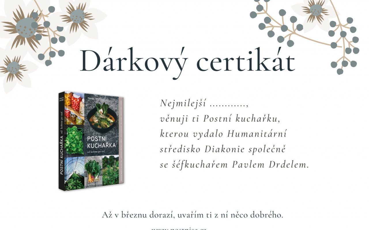 Postní kuchařka od kořene po nať