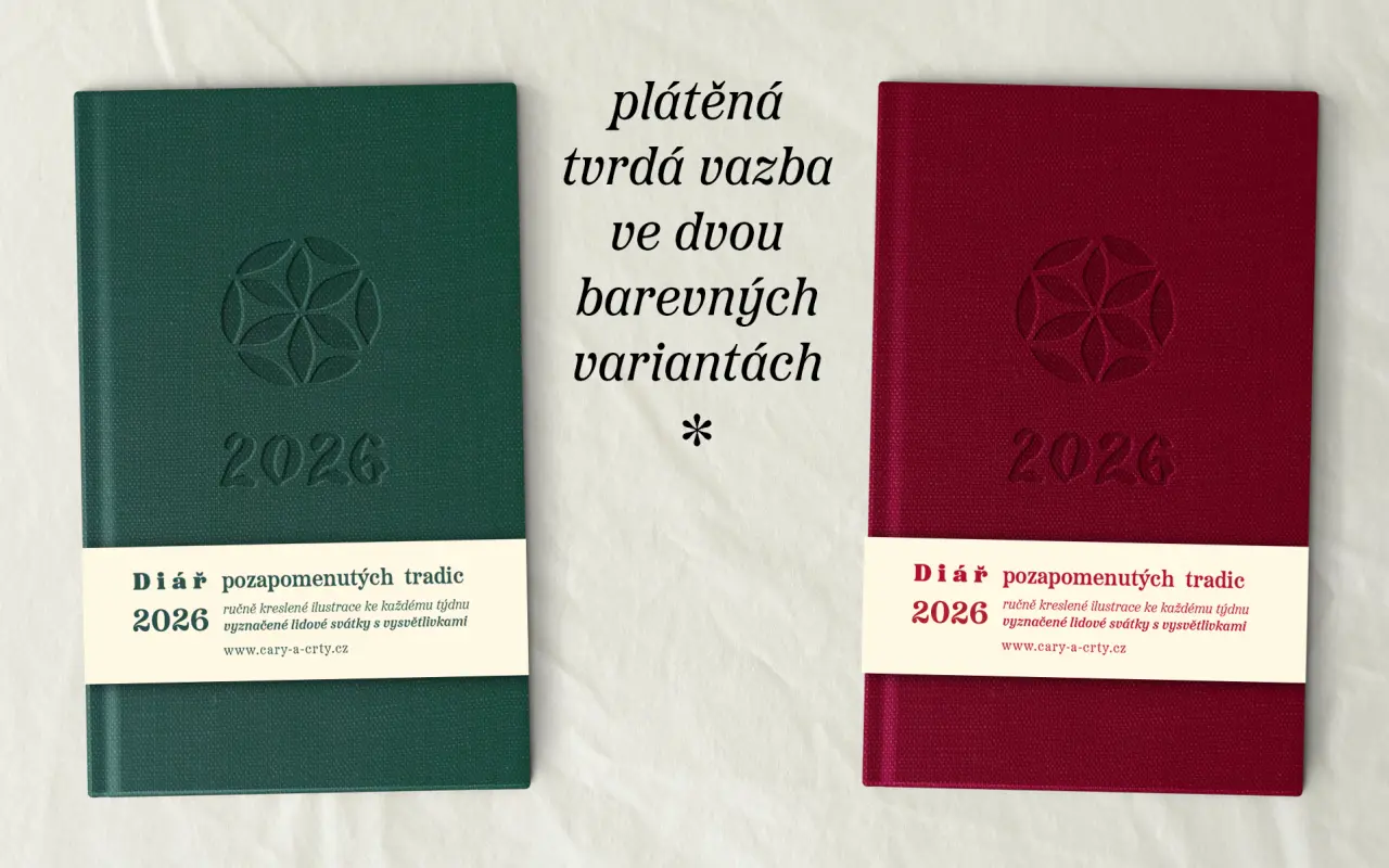Podpořili jste vydání DIÁŘE & KALENDÁŘE pozapomenutých TRADIC 2026