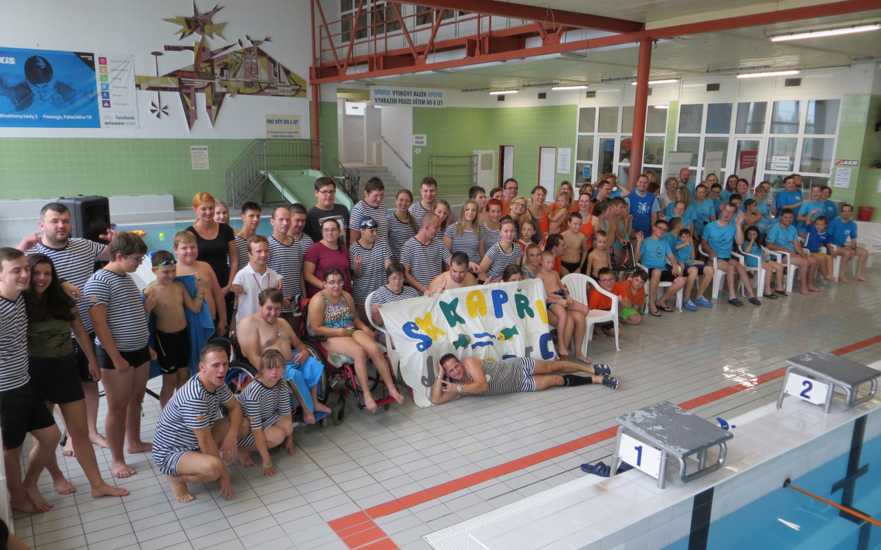 Podpořili jste 17. ročník plaveckých závodů handicapovaných „Jihlavský ježek 2022“. Děkujeme!