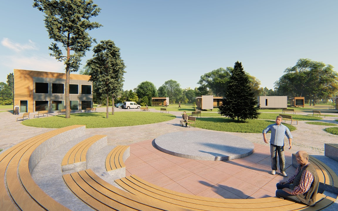 Archa Naděje - Evakuační centrum v Doněcké oblasti