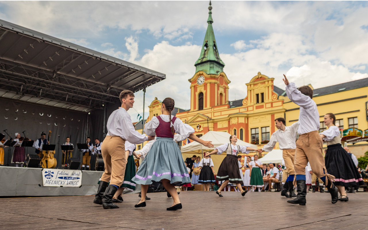 Podpora 24. ročníku folklorního festivalu Mělnický Vrkoč