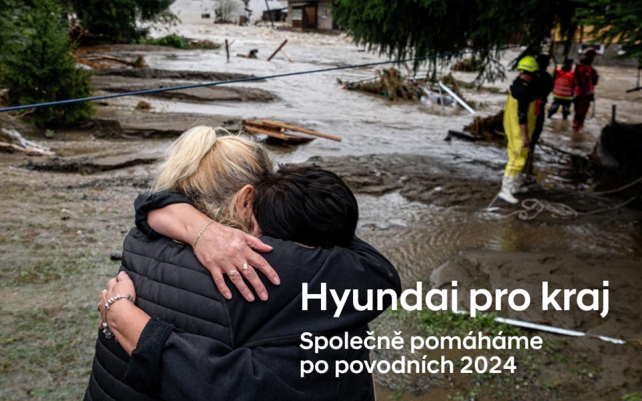 Pomohli jste přispět sbírce Hyundai pro kraj | Společně pomáháme po povodních 2024