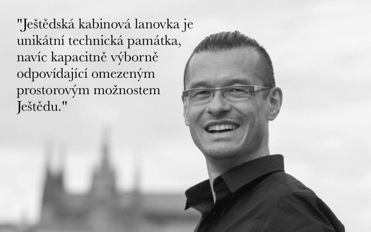 Zachraňme ještědskou lanovku: sbírka na plakátovací kampaň v Liberci