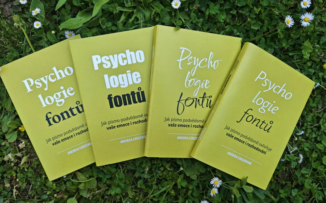 Podpořili jste vydání knihy Psychologie fontů