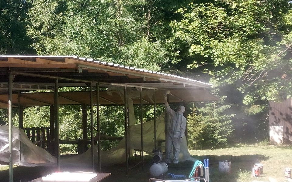 Požár na Bobří základně 2023