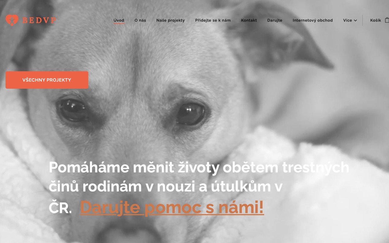 Pomoc, která mění životy. Podpořte B.E.D.V. & Pomoc, z.s.