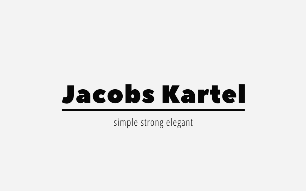 Jacobs Kartel