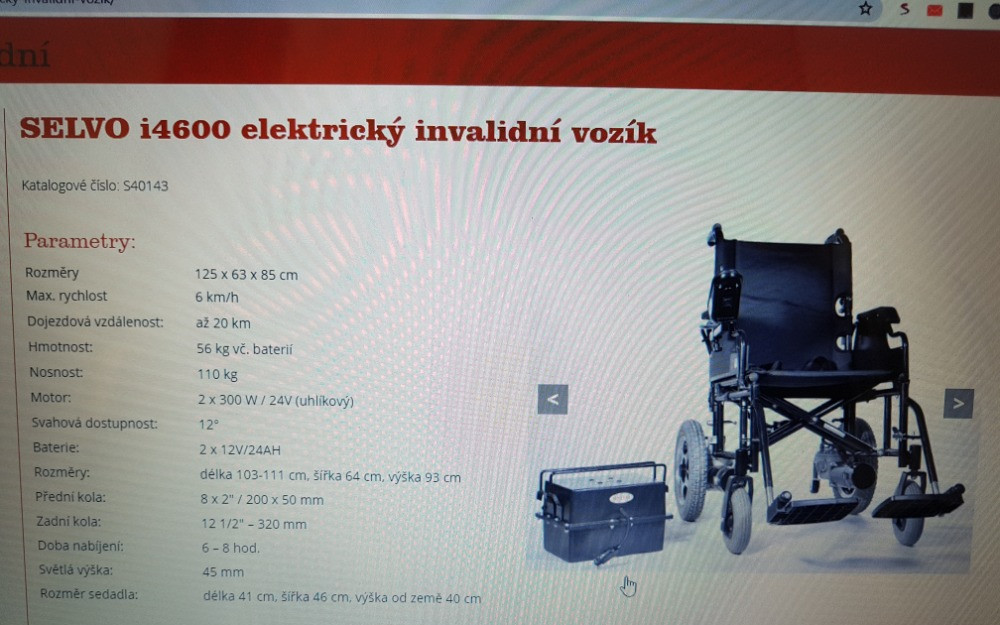 Díky vám má Venda nový elektrický invalidní vozík