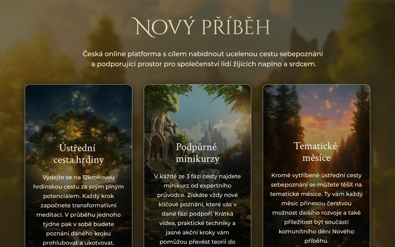 Nový příběh: Hrdinská cesta sebepoznání