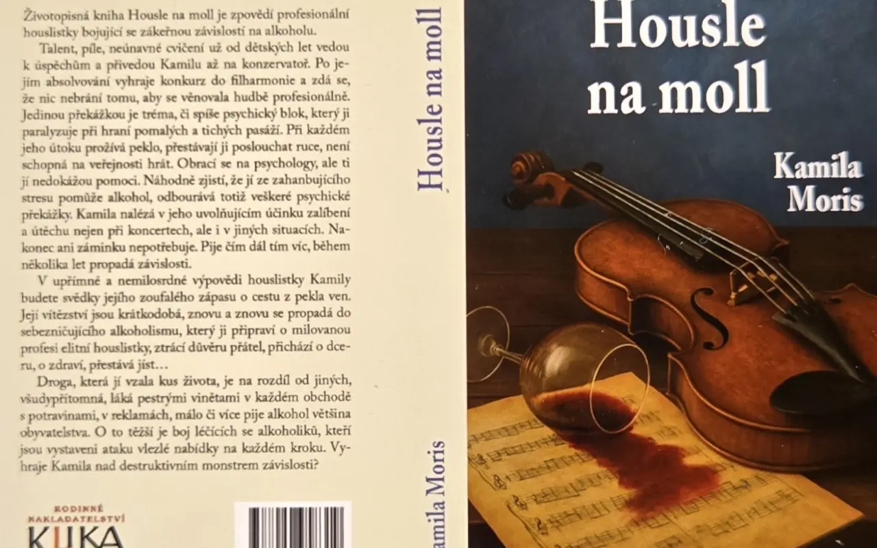 Podpořte vydání knihy o těžkém boji se závislostí na alkoholu "Housle na moll"