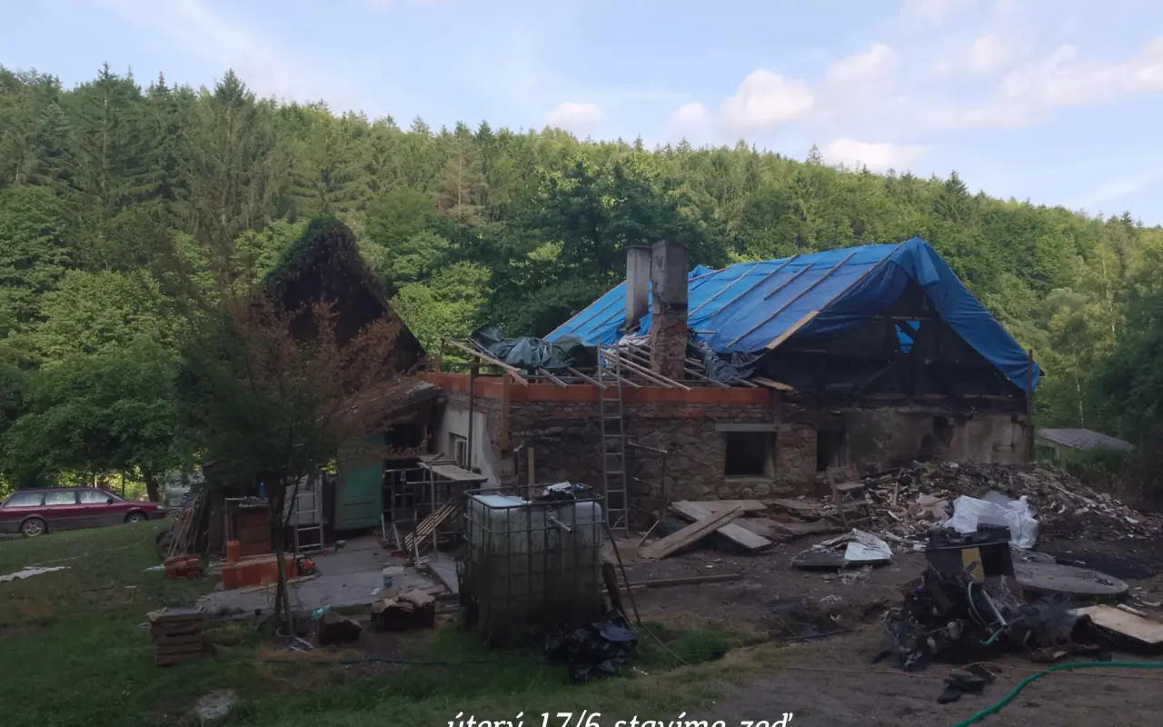Pomohli jste rodině z Lubné, které shořel domov