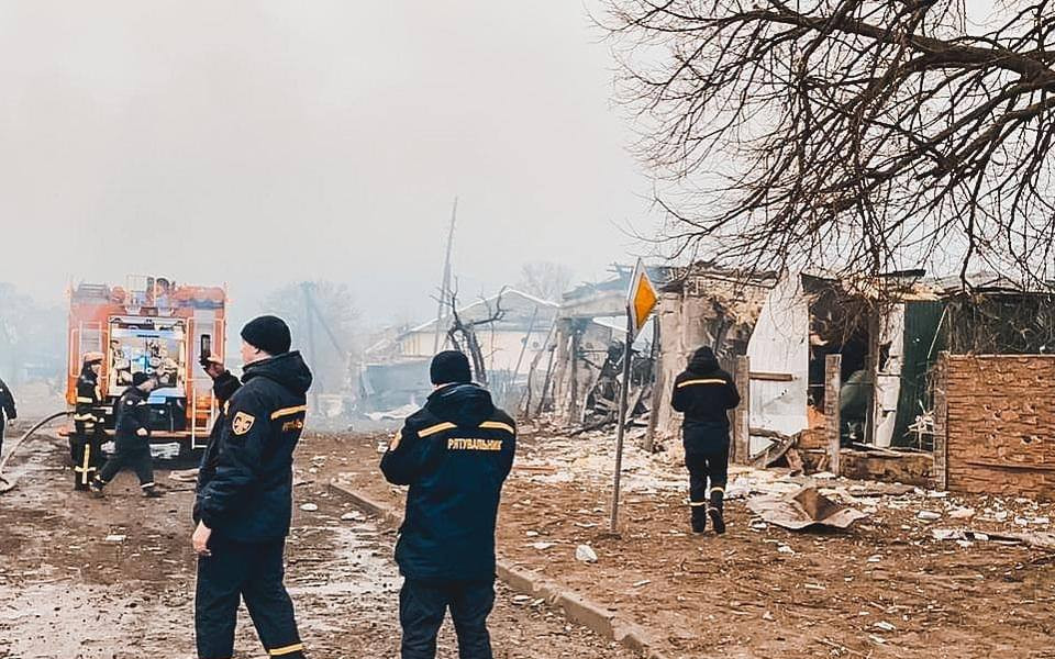 Ukrajina - pomoc napadenému městu Starobilsk