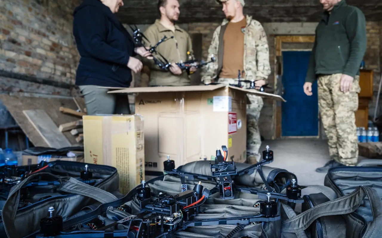 Podpořili jste FPV operátory z Prahy na frontě
