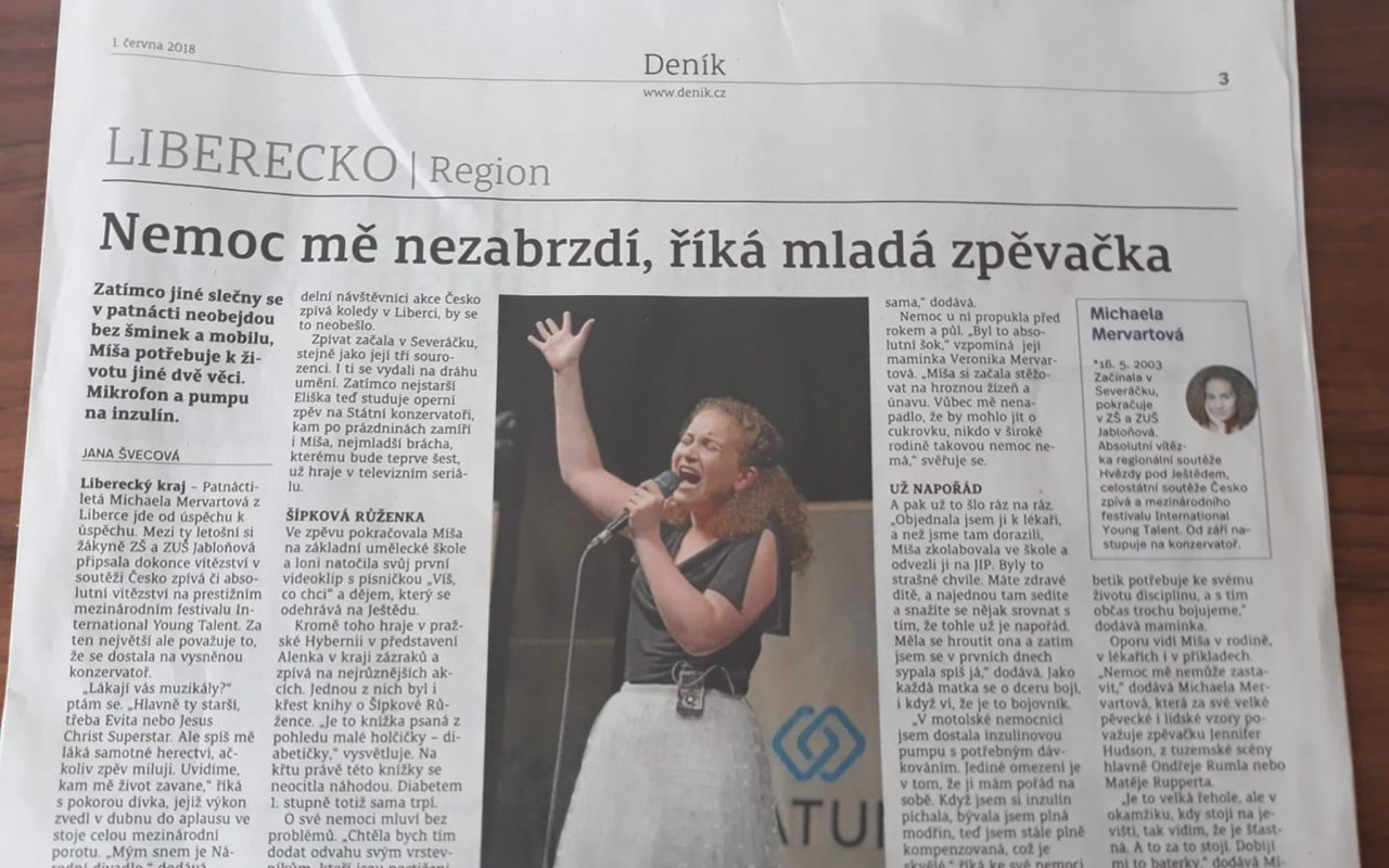 Klip pro dia zpěvačku a sladkého muzikanta