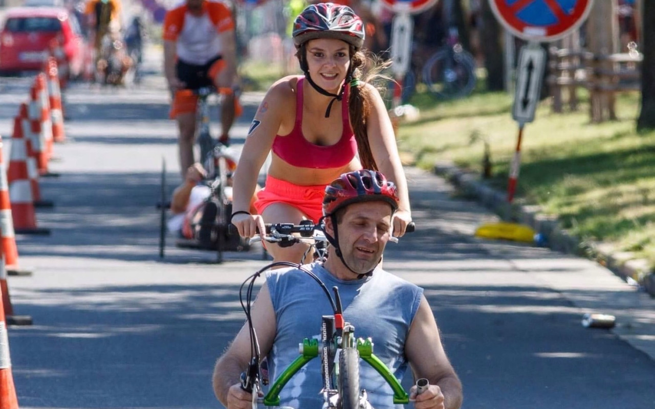 Elektro pohon na handbike pro tatínka