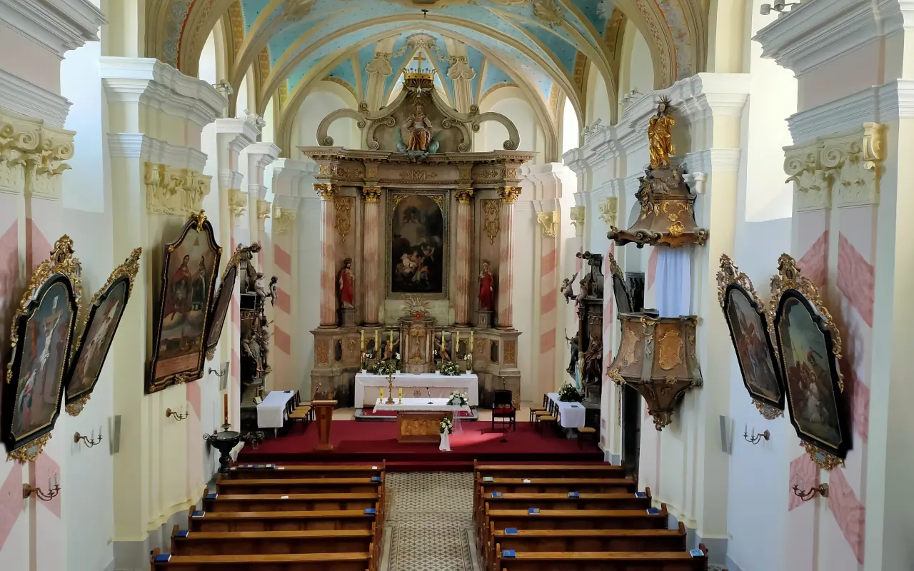Záchrana oltářního obrazu kostela v Novém Malíně