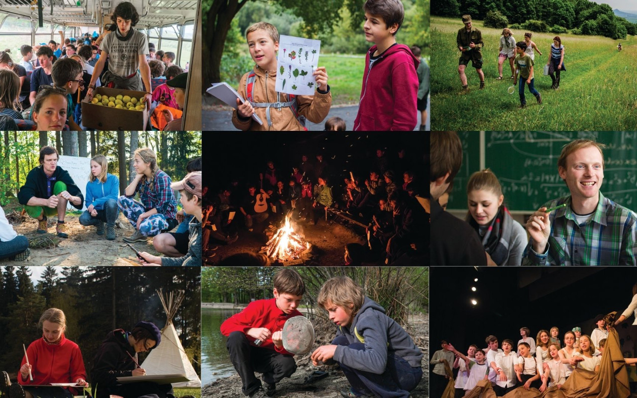 Skupina Hm..., hosté a Přírodní škola - koncert se vzletnými cíli