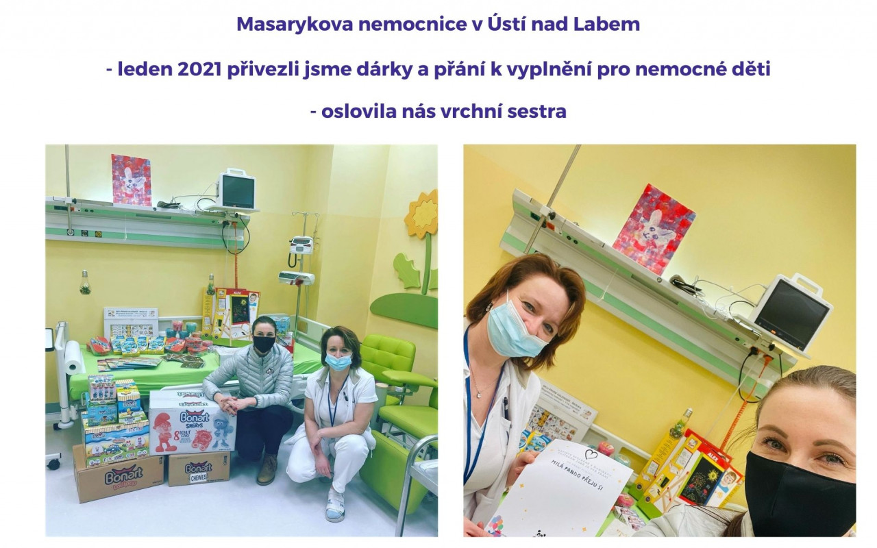 Pomozme přinést radost vážně nemocným dětem do nemocnic