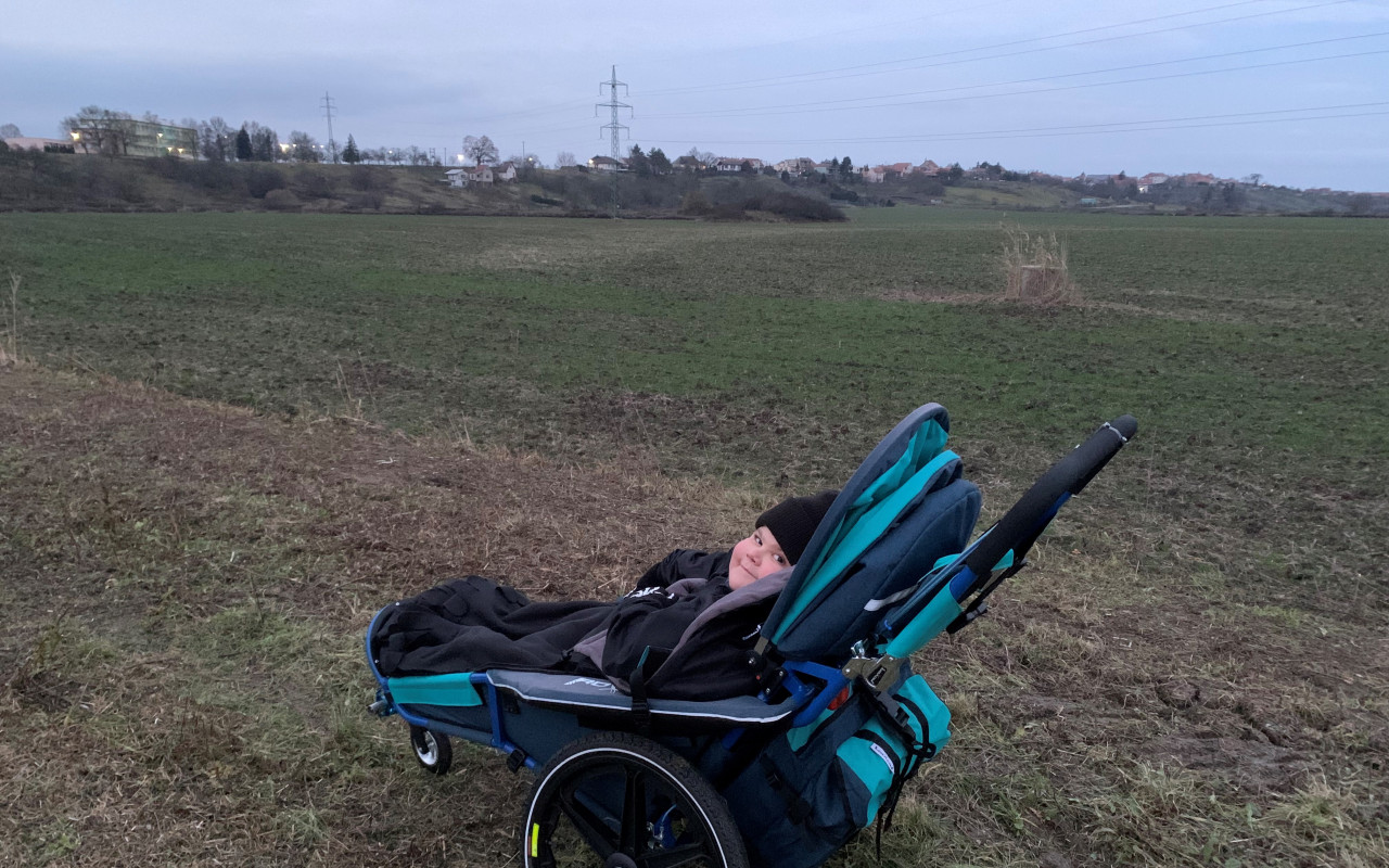 Speciálně upravené auto pro Kubíka